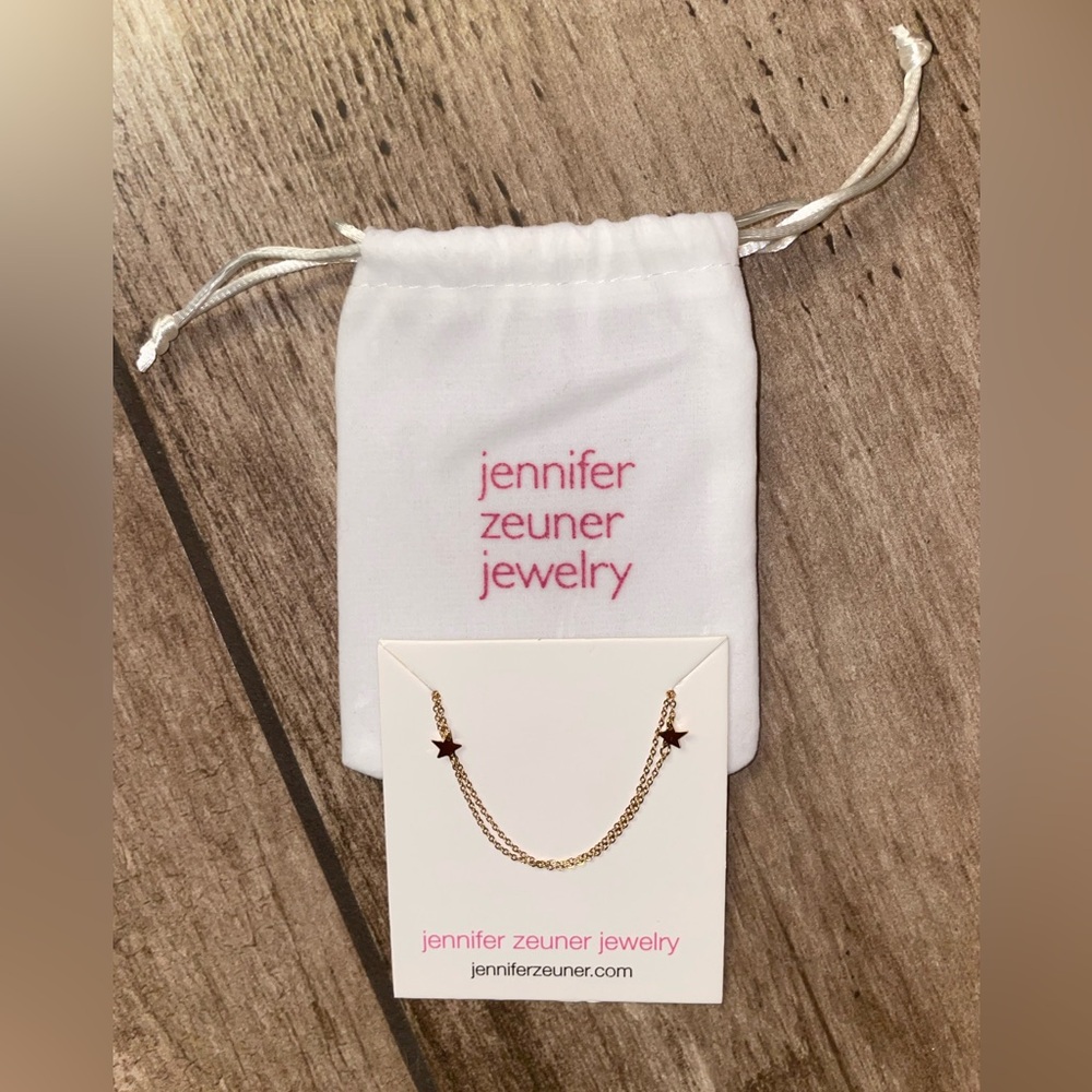 Jennifer Zeuner double strand star necklace